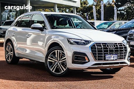 White 2021 Audi Q5 SUV 40 TDI SPORT 4X4