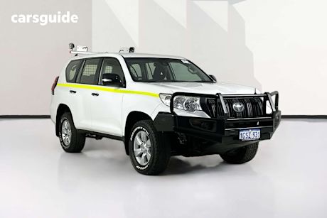 White 2019 Toyota Landcruiser Prado Wagon Gx (4X4)