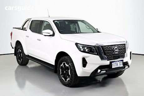 White 2021 Nissan Navara Dual Cab Pick-up St-X (4X4) Cloth/No Sunroof