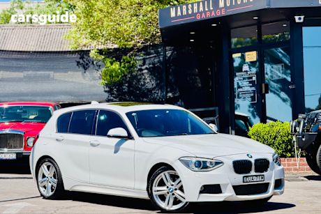 White 2013 BMW 118I Hatchback