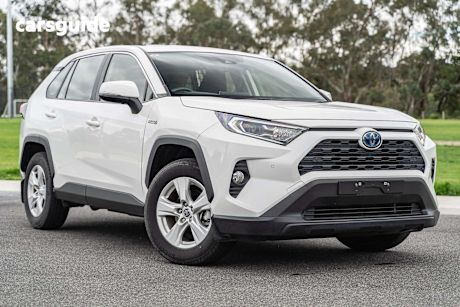 White 2021 Toyota RAV4 SUV GX F