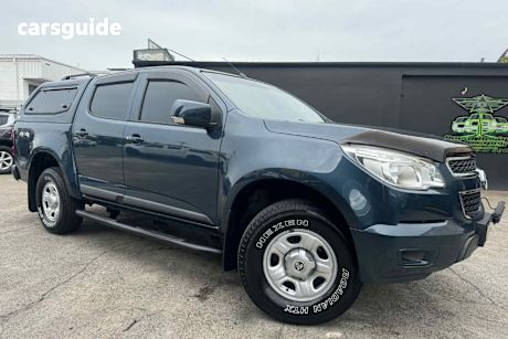 Blue 2015 Holden Colorado Crew Cab Pickup Ls (4X4)