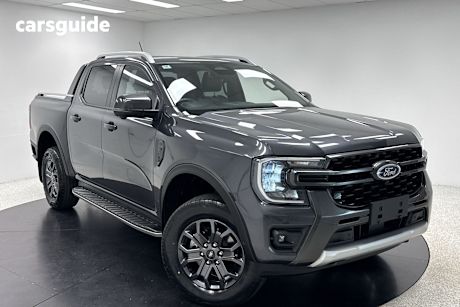 Grey 2023 Ford Ranger Ute Tray WILDTRAK 4X4