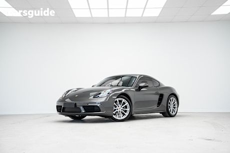 Grey 2024 Porsche 718 Coupe CAYMAN R