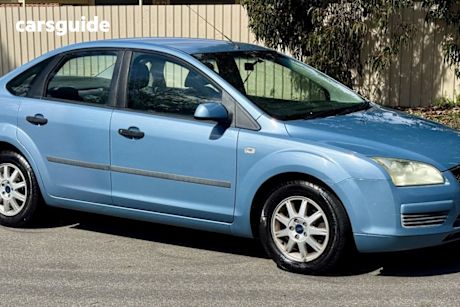 Blue 2006 Ford Focus Sedan Cl