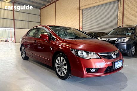 Red 2011 Honda Civic Sedan VTI-L F
