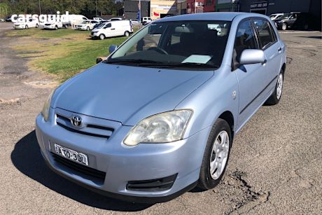 Blue 2005 Toyota Corolla Hatchback Ascent Seca