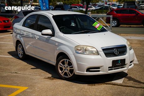 White 2010 Holden Barina Sedan