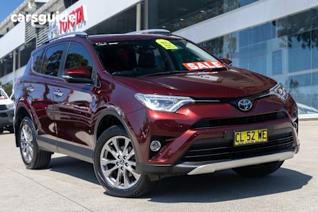 Red 2015 Toyota RAV4 Wagon Cruiser (4X4)