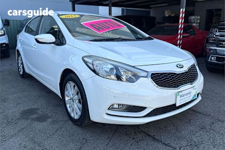 White 2015 Kia Cerato Sedan S Premium