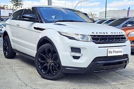White 2012 Land Rover Range Rover Evoque SUV SD4 DYNAMIC 4X4