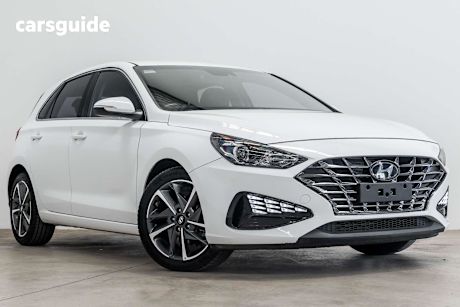 White 2020 Hyundai I30 Hatch ACTIVE F