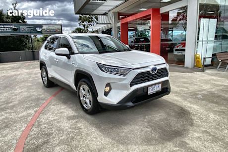 White 2020 Toyota RAV4 SUV GX F