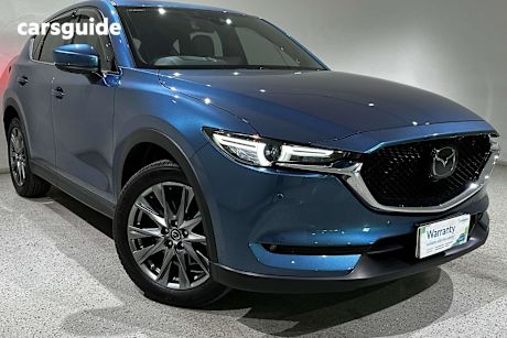 Blue 2021 Mazda CX-5 SUV AKERA 4X4