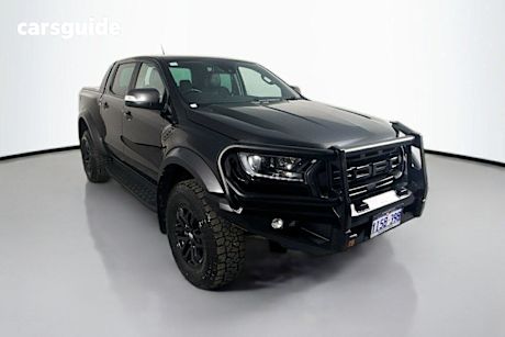 Black 2020 Ford Ranger Double Cab Pick Up Raptor 2.0 (4X4)