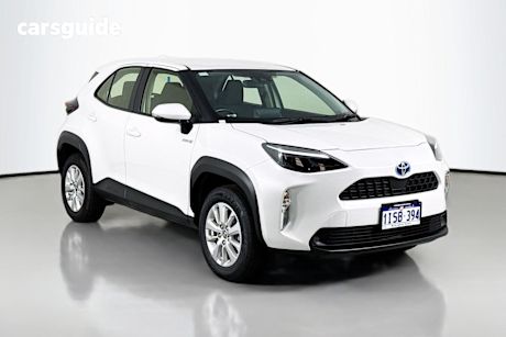White 2023 Toyota Yaris Cross Wagon Gx Hybrid