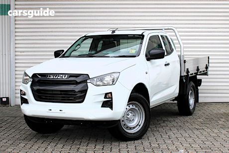 White 2024 Isuzu D-MAX Ute Tray SX 4X4