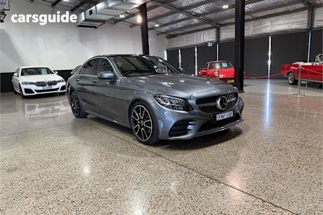 Grey 2021 Mercedes-Benz C300 Sedan