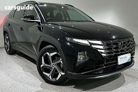 Black 2023 Hyundai Tucson SUV HIGHLANDER 4X4