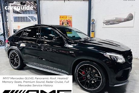 Black 2016 Mercedes-Benz GLE-Class SUV GLE43 AMG 4WD