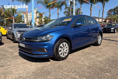 Blue 2021 Volkswagen Polo Hatch 70TSI TRENDLINE F