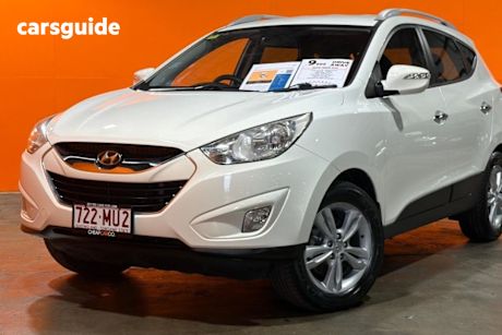White 2010 Hyundai IX35 Wagon Elite (Awd)