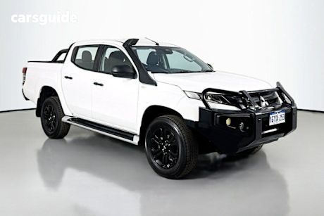 White 2019 Mitsubishi Triton Double Cab Pick Up Glx Plus (4X4)