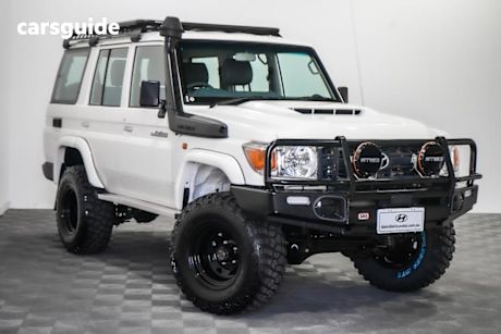 White 2019 Toyota Landcruiser Wagon Workmate (4X4)