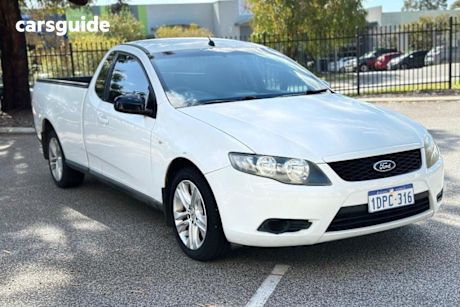 White 2011 Ford Falcon Ute Tray R6 FG UPGRADE