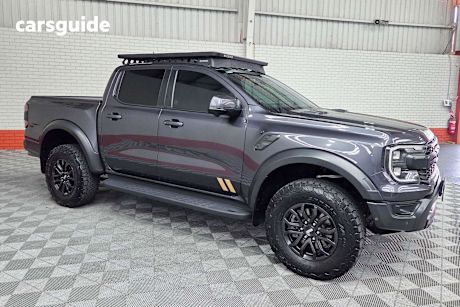 Grey 2022 Ford Ranger Ute Tray RAPTOR 4X4