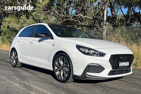 White 2019 Hyundai I30 Hatch N LINE PREMIUM F