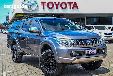 Grey 2017 Mitsubishi Triton Dual Cab Utility Exceed (4X4)