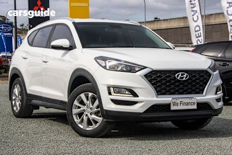 White 2019 Hyundai Tucson SUV ACTIVE X F