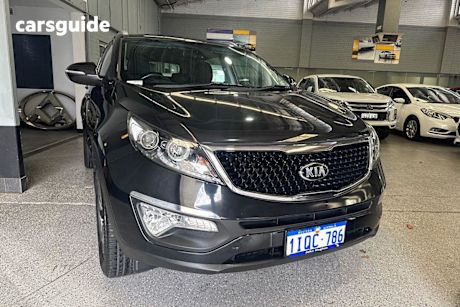 Black 2015 Kia Sportage SUV SI PREMIUM F