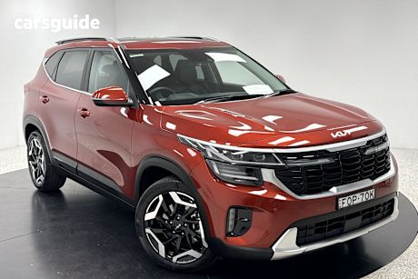 Orange 2025 Kia Seltos SUV GT-LINE 4X4