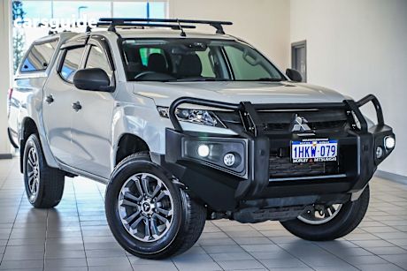 White 2021 Mitsubishi Triton Ute Tray GLX R