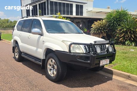 White 2007 Toyota Landcruiser Prado Wagon Gxl (4X4)