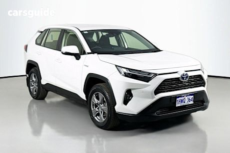 White 2022 Toyota RAV4 Wagon Gx (Awd) Hybrid