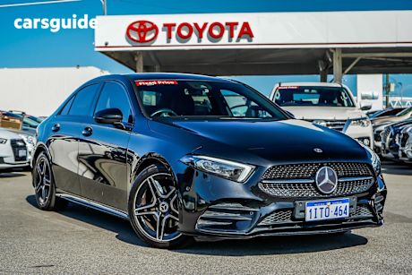 Black 2019 Mercedes-Benz A180 Sedan