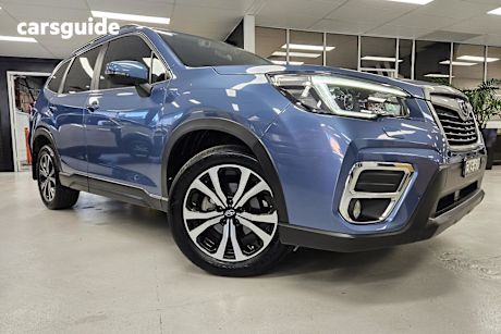 Blue 2021 Subaru Forester SUV 2.5I PREMIUM 4WD