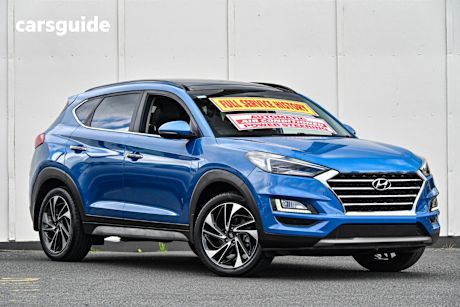 Blue 2019 Hyundai Tucson SUV HIGHLANDER 4X4