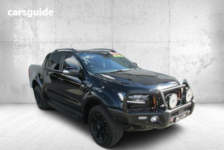 Black 2021 Ford Ranger Double Cab Pick Up Wildtrak 3.2 (4X4)