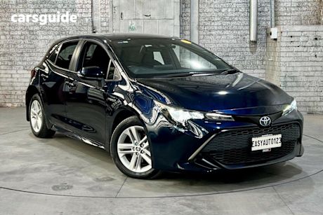 Blue 2021 Toyota Corolla Hatchback Ascent Sport Hybrid