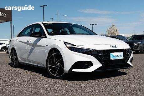 White 2022 Hyundai I30 Sedan N LINE PREMIUM F