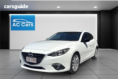 White 2015 Mazda Mazda3 Hatch SP25 F