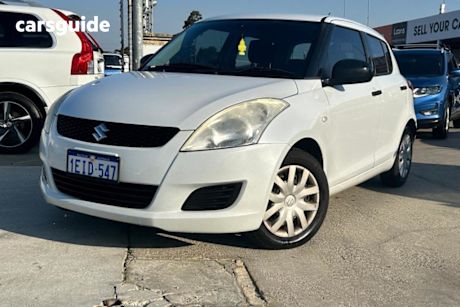 White 2013 Suzuki Swift Hatch GA F
