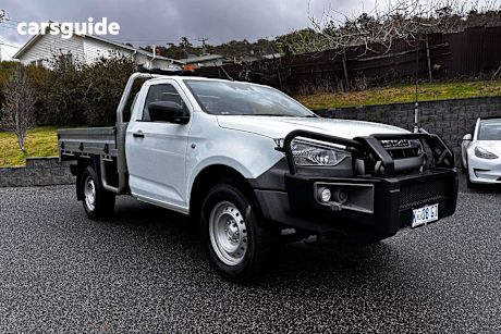 White 2022 Isuzu D-MAX Ute Tray SX 4X4