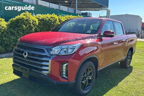 Red 2024 Ssangyong Musso XLV Crew Cab Pickup Ultimate