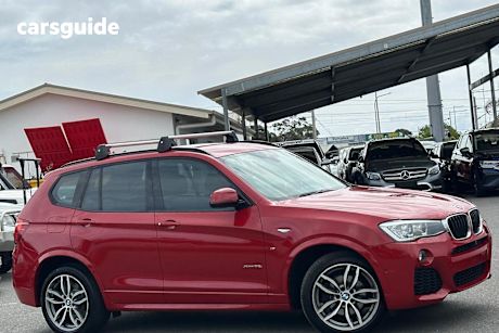 Red 2016 BMW X3 SUV XDRIVE20I 4X4