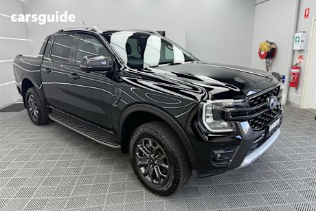 Black 2023 Ford Ranger Ute Tray WILDTRAK 4X4